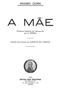 Portada de la novela A Mãe en Português