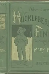 Portada de la novela Adventures of Huckleberry Finn en English