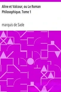 Portada de la novela Aline et Valcour, ou Le Roman Philosophique en Français