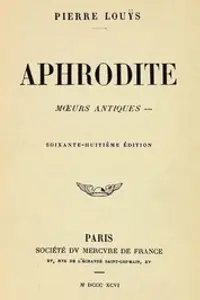 Portada de la novela Aphrodite: Moeurs antiques en Français