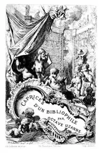 Portada de la novela Caprices d'un Bibliophile en Français