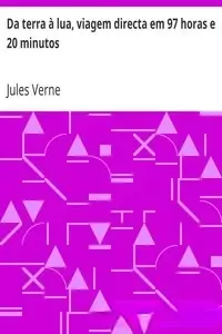 Portada de la novela Da terra à lua, viagem directa em 97 horas e 20 minutos en Português