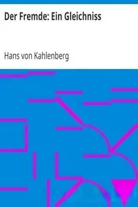 Portada de la novela Der Fremde: Ein Gleichniss en Deutsch