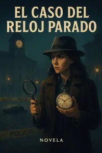 Portada de la novela El Caso del Reloj Parado en Español