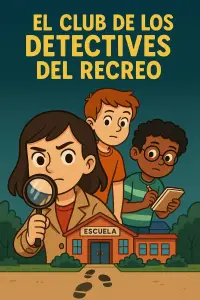 Portada de la novela El club de los detectives del recreo en Español
