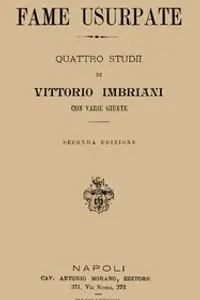 Portada de la novela Fame Usurpate en Italiano