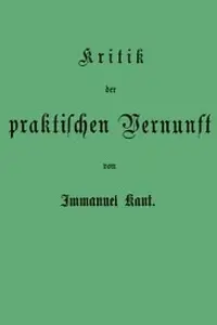Portada de la novela Kant's gesammelte Schriften. Band V. Kritik der praktischen Vernunft en Deutsch