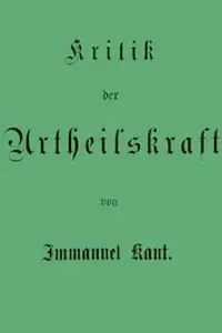 Portada de la novela Kant's gesammelte Schriften. Band V. Kritik der Urtheilskraft en Deutsch