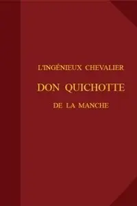 Portada de la novela L'ingénieux chevalier Don Quichotte de la Manche en Français