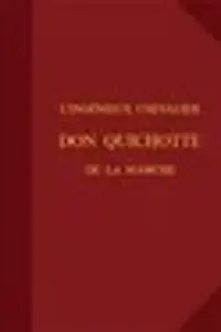 Portada de la novela L'ingénieux chevalier Don Quichotte de la Manche en Français