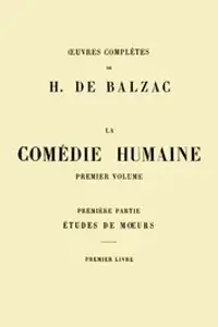 Portada de la novela La Comédie humaine - Volume 01 en Français