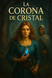 Portada de la novela La corona de cristal en Español