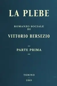 Portada de la novela La Plebe, Parte I en Italiano