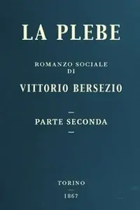 Portada de la novela La Plebe, Parte II en Italiano