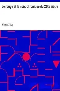 Portada de la novela Le rouge et le noir en Français
