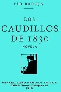 Portada de la novela Los Caudillos de 1830 en Español