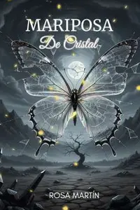 Portada de la novela Mariposa de Cristal  en Español