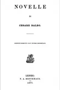 Portada de la novela Novelle en Italiano
