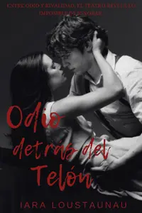 Portada de la novela Odio detrás del telón  en Español