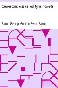 Portada de la novela Œuvres complètes de lord Byron, Tome 02 en Français