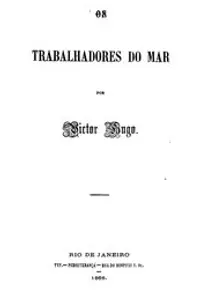 Portada de la novela Os Trabalhadores do Mar (The Toilers of the Sea) en Português