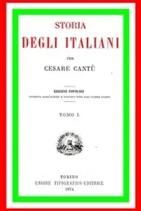 Portada de la novela Storia degli Italiani, vol. 01 (di 15) en Italiano