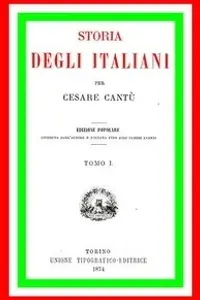 Portada de la novela Storia degli Italiani, vol. 01 en Italiano