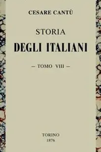 Portada de la novela Storia degli Italiani, vol. 08 en Italiano
