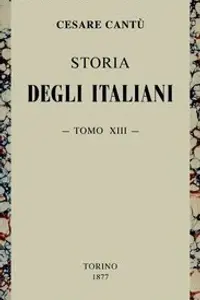 Portada de la novela Storia degli Italiani, vol. 13 (di 15) en Italiano