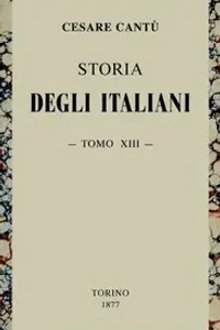 Portada de la novela Storia degli Italiani, vol. 13 en Italiano