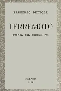 Portada de la novela Terremoto en Italiano