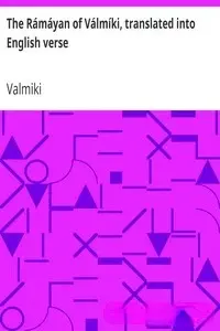 Portada de la novela The Rámáyan of Válmíki, translated into English verse en English