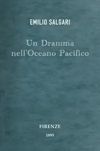 Portada de la novela Un dramma nell'Oceano Pacifico en Italiano