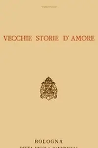Portada de la novela Vecchie storie d'amore en Italiano